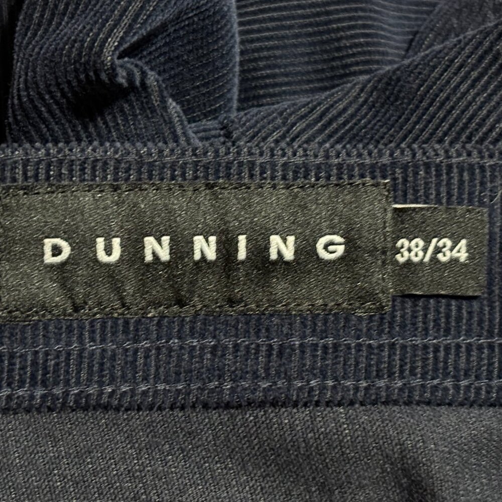 DUNNING Corduroy Pants Men's Size 38x34 Navy Golf Performance - Picture 7 of 12